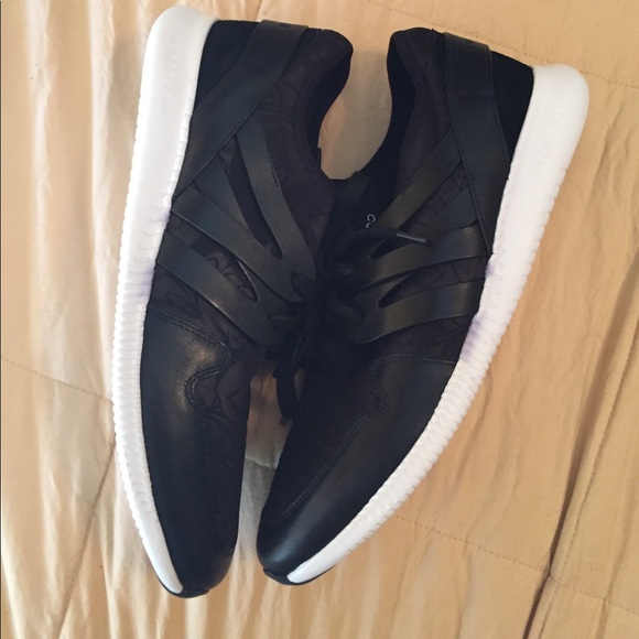 Cole Haan 2.0 Studiogrand Floral Embossed Trainer Sneaker Sz 10 - Picture 6 of 7